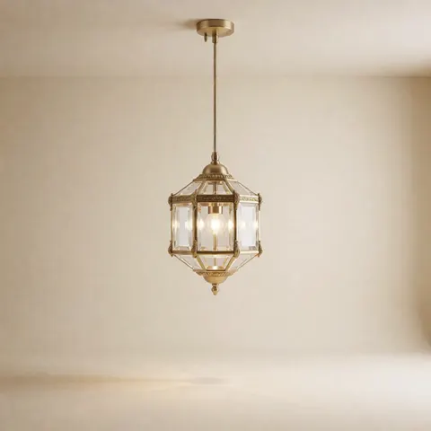 معلقات سقف هندسية كلاسيكي فاخر — ذهبي شامبين